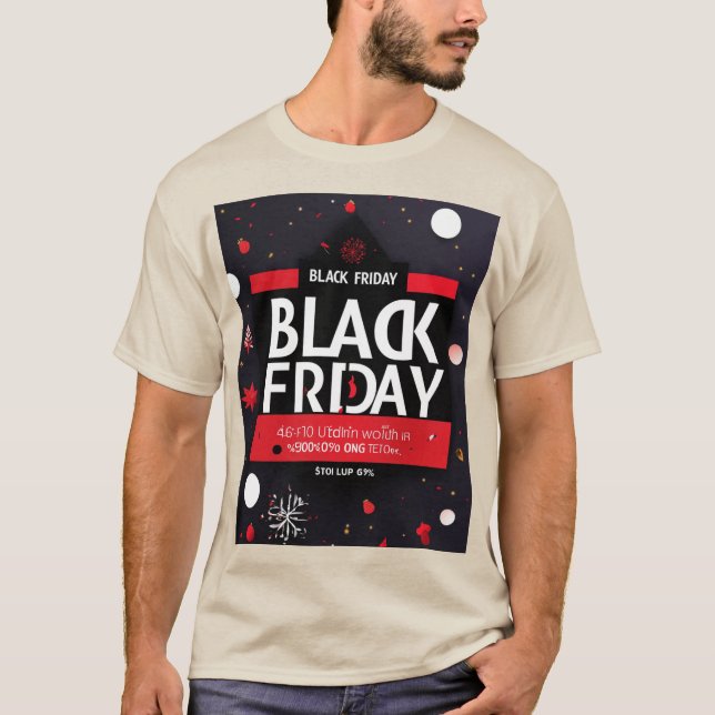 Shop Black Fredag Tees - Omatchad kvalitet, Unbeli T Shirt (Framsida)