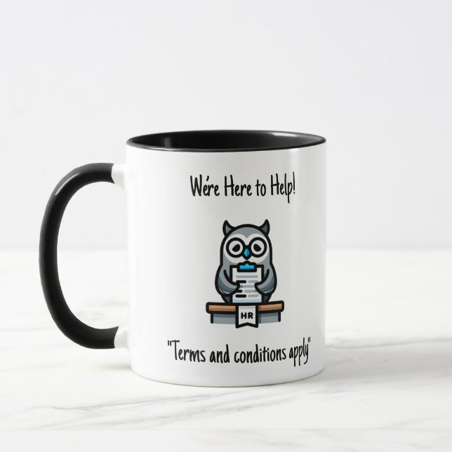 Shop HR-Themed Mugs, & More Mugg (Vänster)