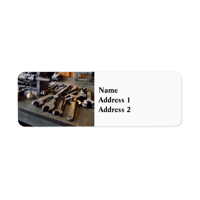 Shop i Maskin Returadress Etikett (Framsidan)