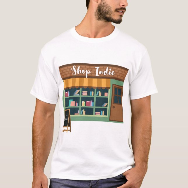 Shop Indie Bookbutiker T Shirt (Framsida)