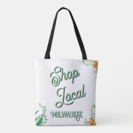 Shop local, city tygkasse