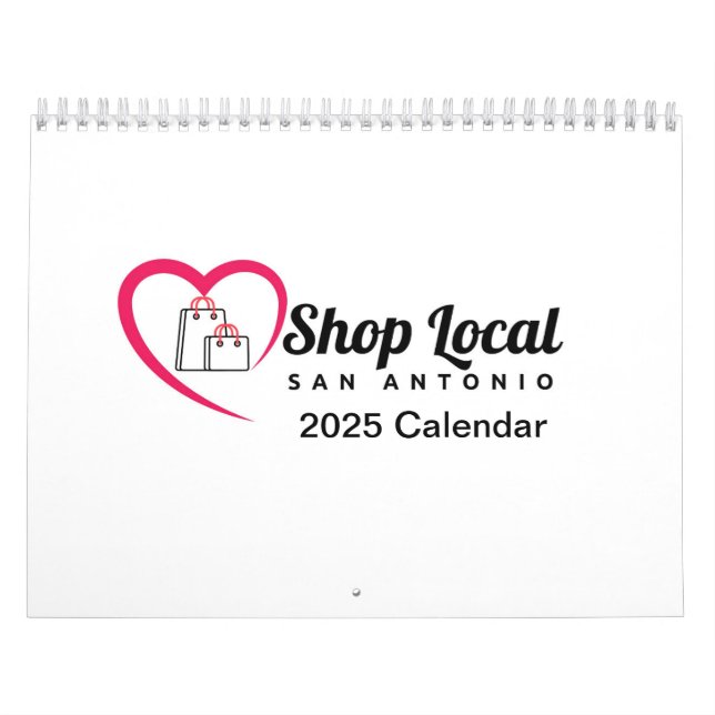 Shop Local San Antonio 2025-kalender Kalender (Omslag)