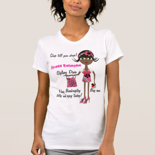 Shop Therapy Dam har förstört T-Shirt