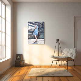 【SHOP&X限定イラスト】JKポスター|寿司娘 GenerativeAI Fototryck