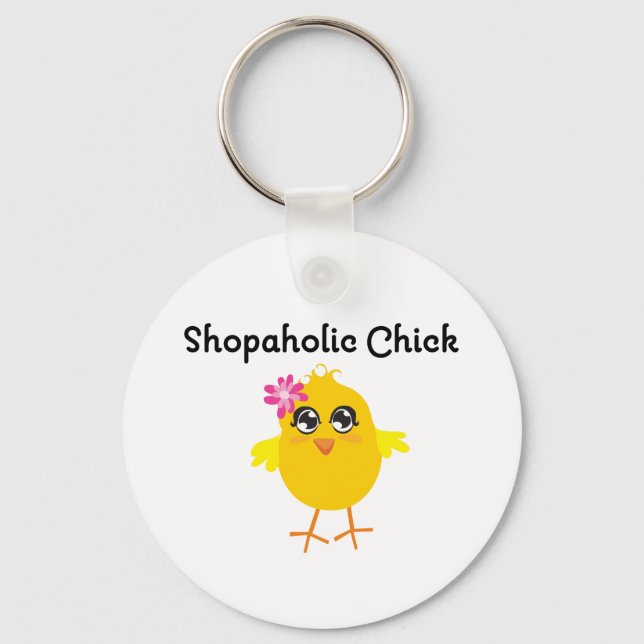 Shopaholländer Chick Nyckelring (Framsida)