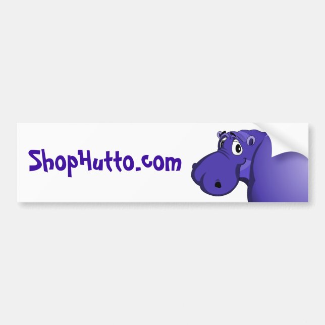 ShopHutto Bumper Sticker Bildekal (Framsidan)
