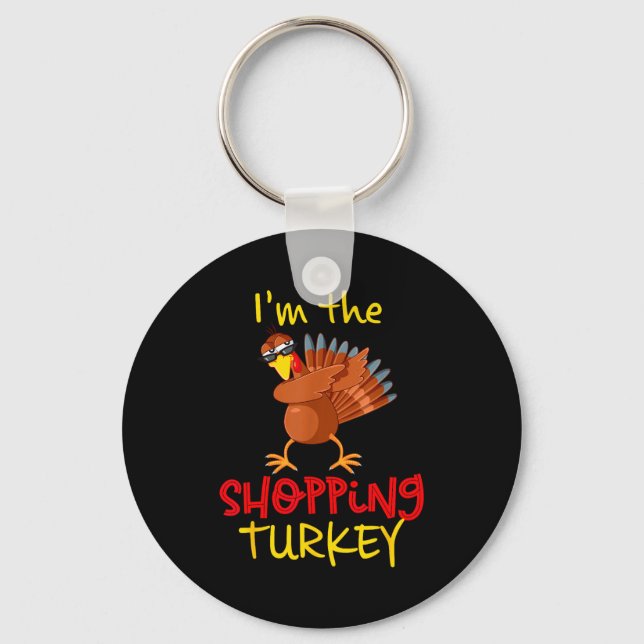 Shopng Turkey Matching Family Group Thanksgiving P Nyckelring (Framsida)