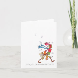 Shoppa för Flamingohelgdag Helgkort