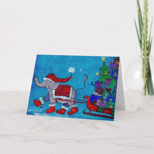 Shoppa för jul helgkort (Framsida)