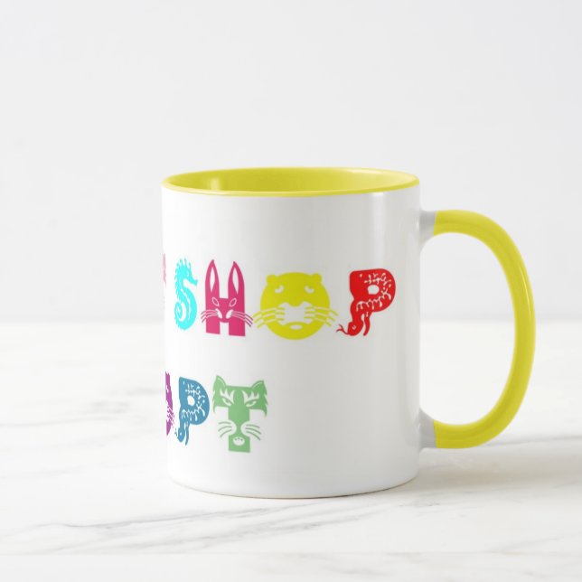 Shoppa inte adopterar muggen mugg (Höger)