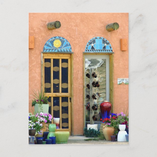 Shoppa på tränga någon vykort (Framsida)