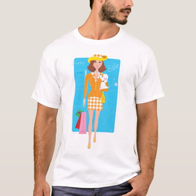 Shoppa T-shirt (Framsida)
