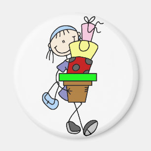 Shoppa torn av paketmagneten magnet
