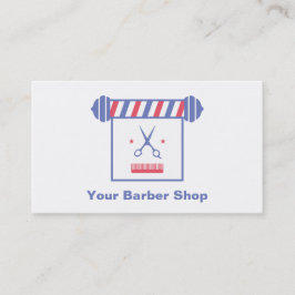 Shoppar den nyckfulla Retro ljusbarberaren för Visitkort