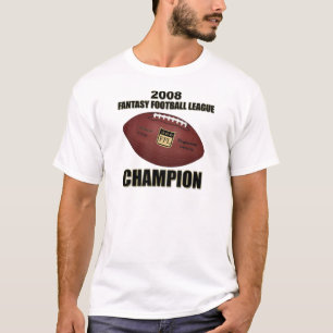 Shoppar fantasifotbollmästare 2008 t-shirt