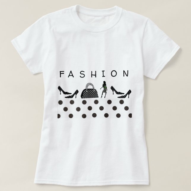 SHOPPAR QUEEN-SAMLING Dam T Shirt (Design framsida)