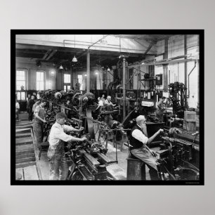 Shoppar regerings- Printing för US 1910 Poster