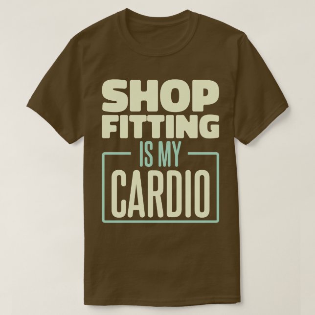Shoppassning är mitt ljud t shirt (Design framsida)