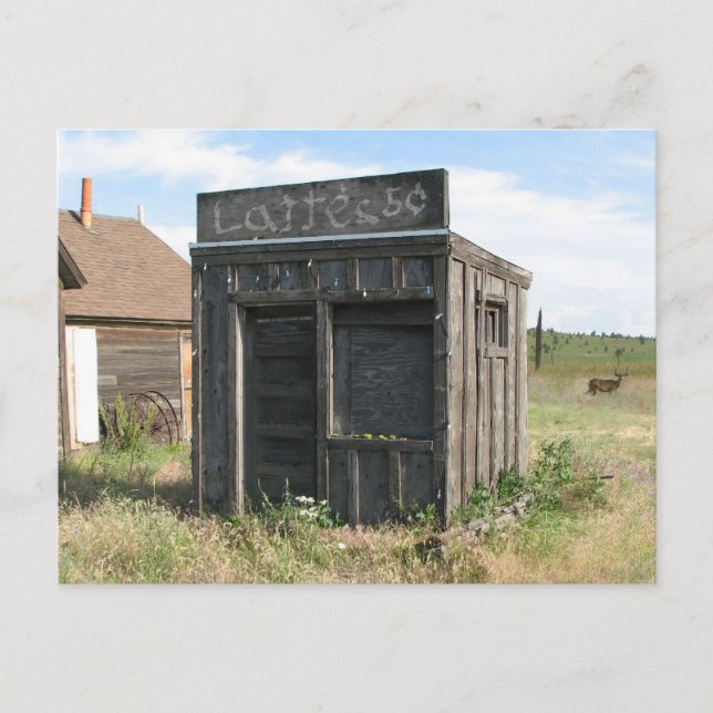 Shoppe för Ye Olde Latte Vykort (Framsida)