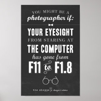 Shoppe Satire - Humor för fotografer Poster