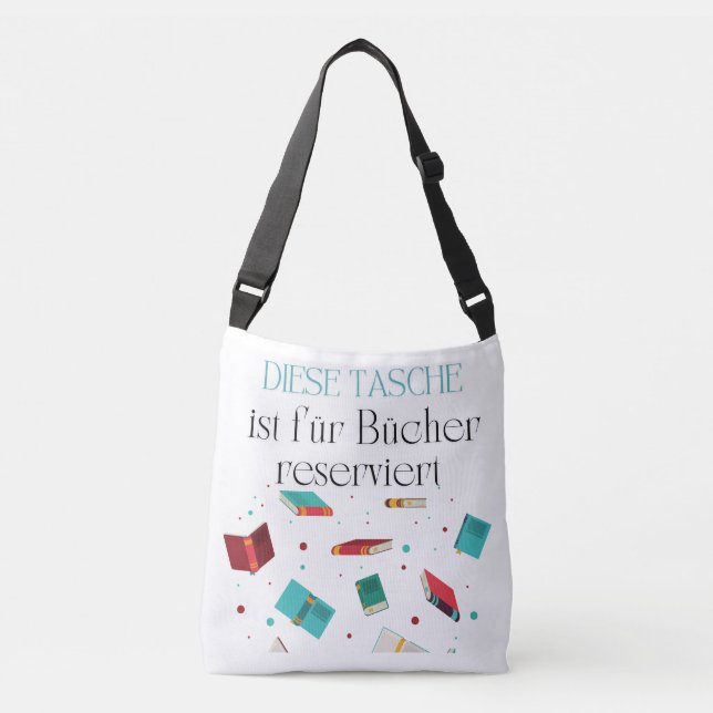 Shopper / Büchertasche für Bücherliebhaberinnen Axelväska (Framsida)