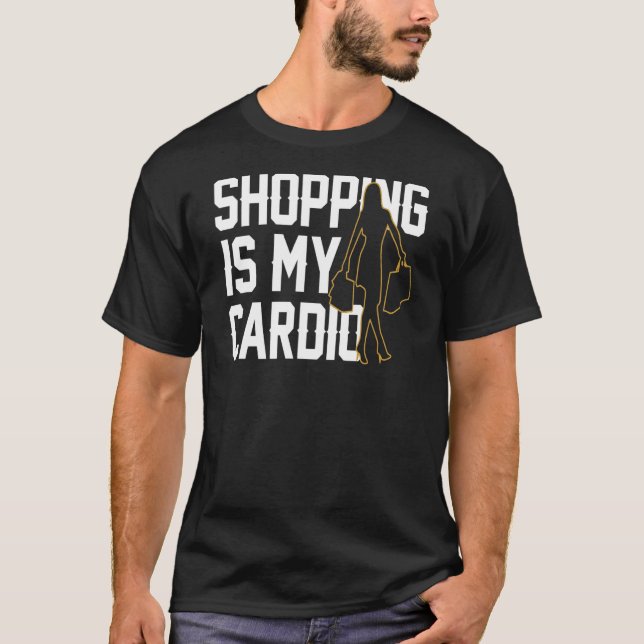 Shopping Älskare Funny Quote T Shirt (Framsida)