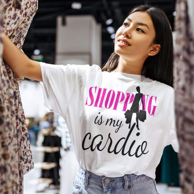 Shopping är min Cardio-grafik (v1) T Shirt (Skapare uppladdad)