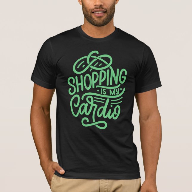 Shopping är min vagga t shirt (Framsida)
