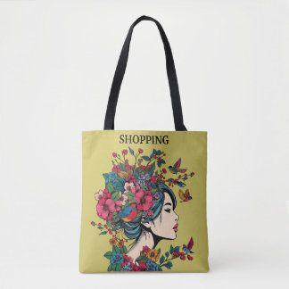 Shopping bag Art-utskrift Var01 Tygkasse
