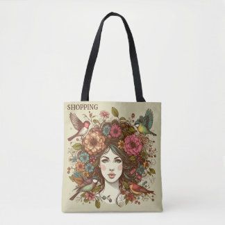 Shopping bag Art-utskrift Var03 Tygkasse