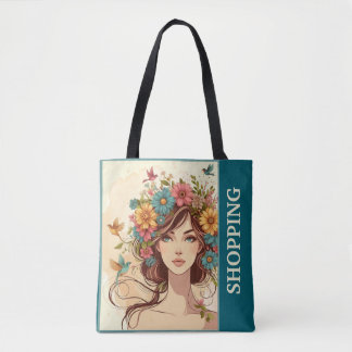 Shopping bag Art-utskrift Var05 Tygkasse