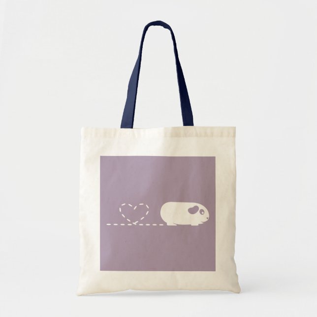 Shopping bag för Pooping hjärtaförsökskanin Tygkasse (Framsidan)