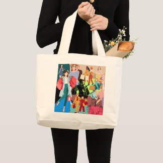 Shopping bag jumbo tygkasse