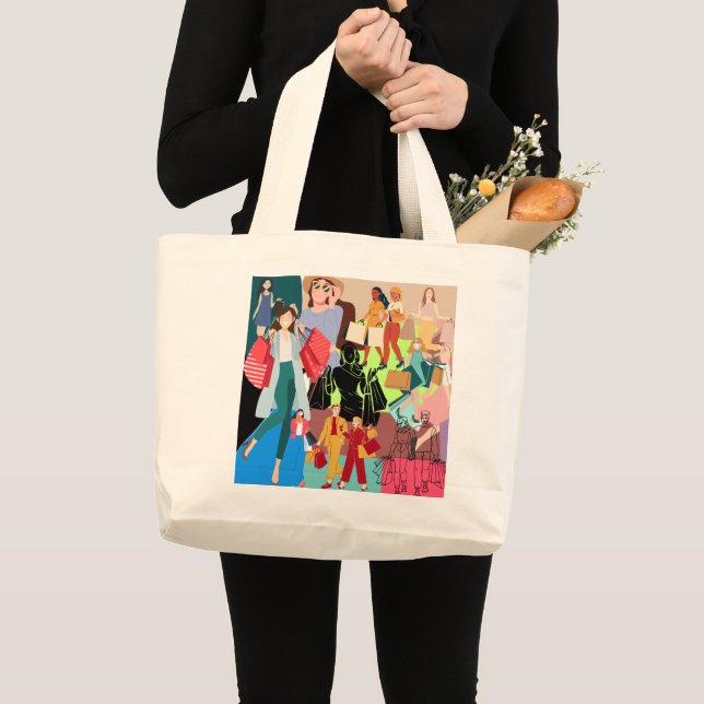 Shopping bag jumbo tygkasse (Framsida (produkt))