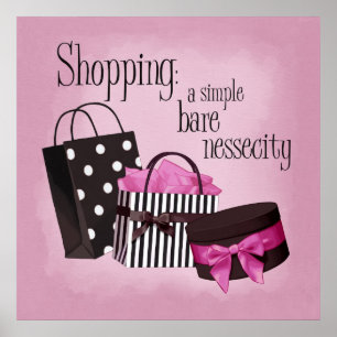 Shopping bag poster