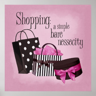 Shopping bag poster