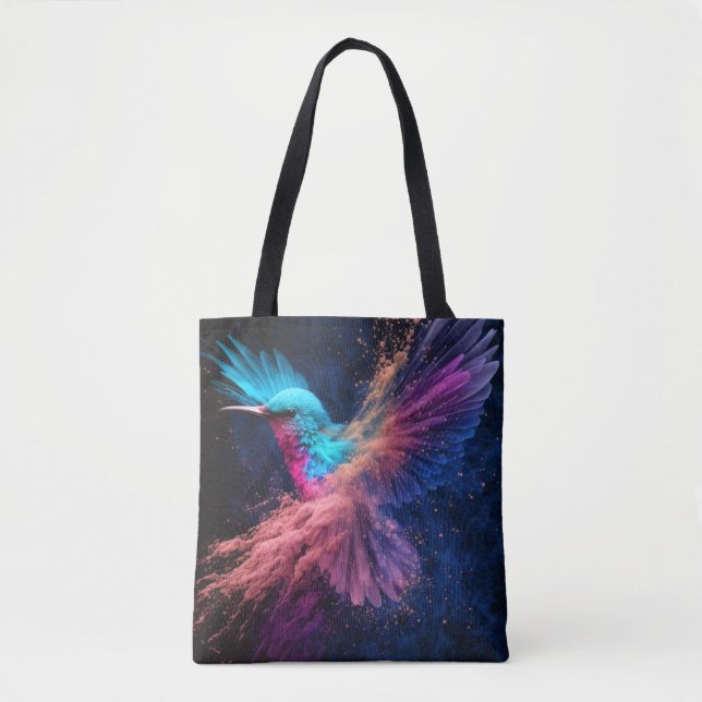 Shopping Bag With Bird Tygkasse (Framsida)