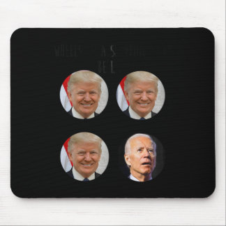 Shopping Cart Trump Biden Valeminnesomröstning Musmatta
