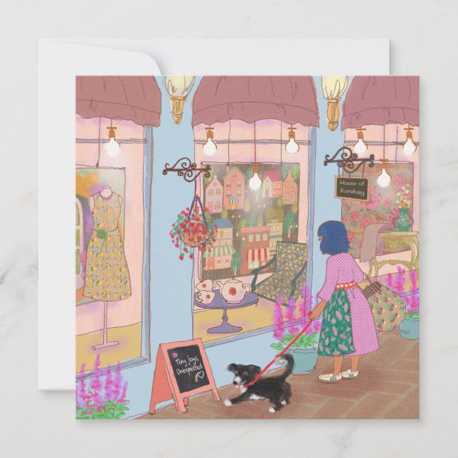 Shopping Day in LALATOWN Inbjudningar (Framsida)