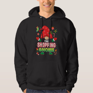 Shopping Gnome Matching Family God jul Hoodie