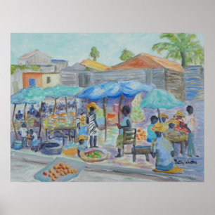 SHOPPING I HAITI Poster