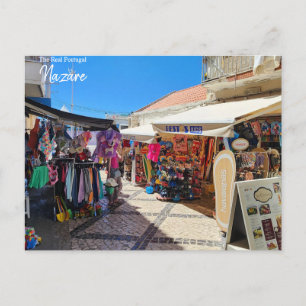 Shopping i Nazare, Portugal Vykort
