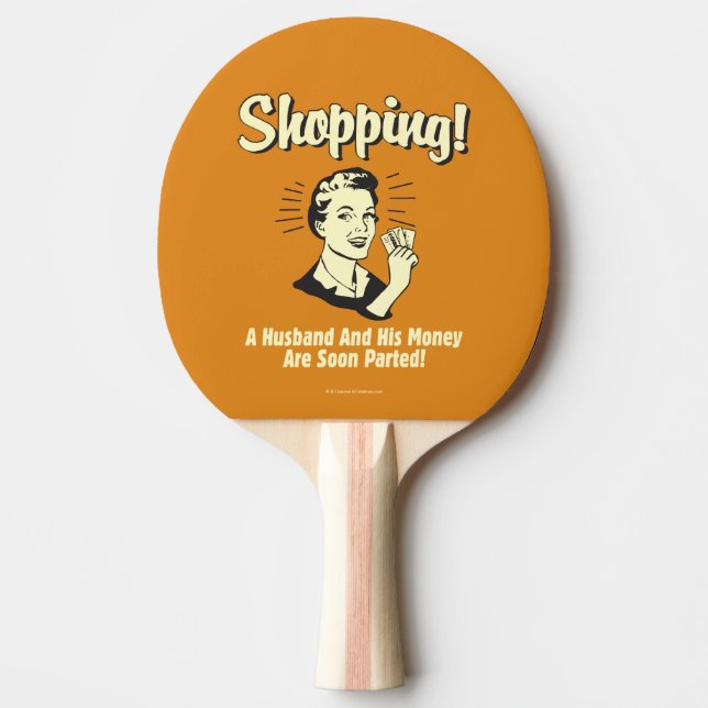 Shopping: Make och hans pengar Pingisracket (Framsidan)