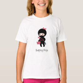 Shopping Ninja Girl Tee Shirt