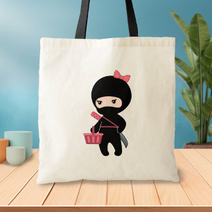 Shopping Ninja Girl Tygkasse