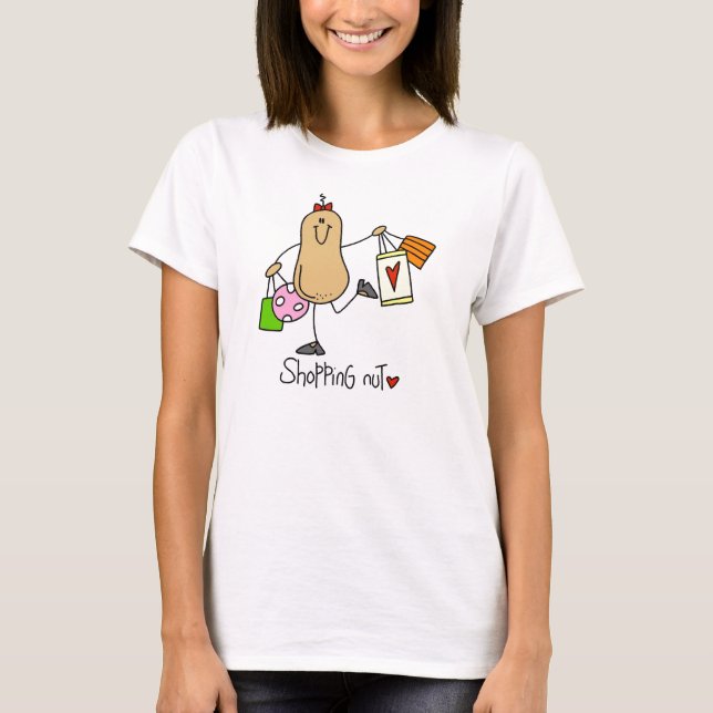 Shopping Nut T-shirts och presenter (Framsida)