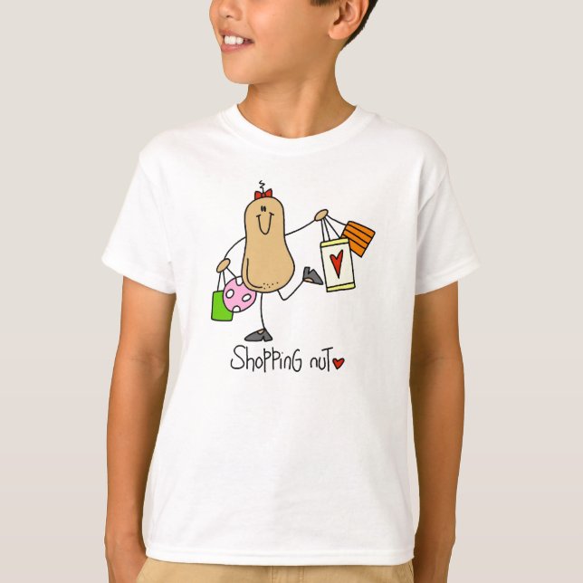 Shopping Nut T-shirts och presenter (Framsida)