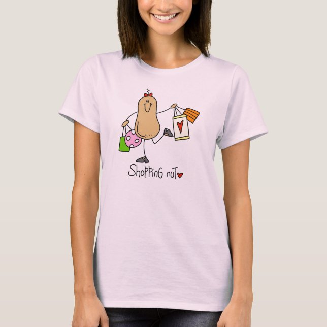 Shopping Nut T-shirts och presenter (Framsida)