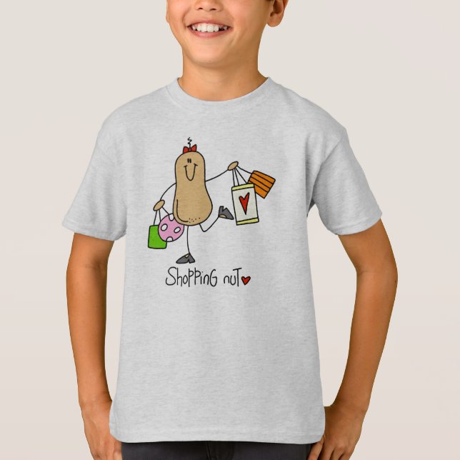 Shopping Nut T-shirts och presenter (Framsida)