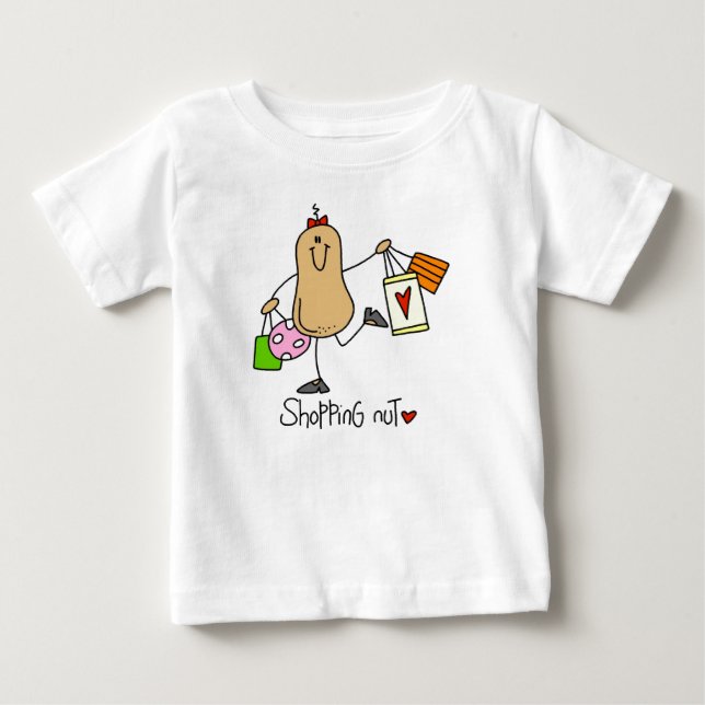 Shopping Nut T-shirts och presenter (Framsida)